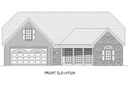 Traditional House Plan #940-00135 Elevation Photo
