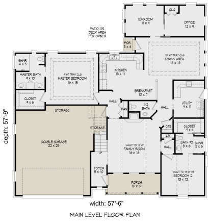 Main Floor for House Plan #940-00135
