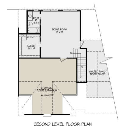 Second Floor for House Plan #940-00135