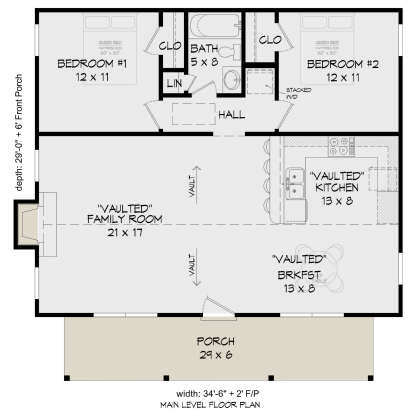 House Plan House Plan #20629 Drawing 1