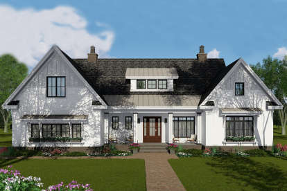 Modern Farmhouse House Plan #098-00311 Elevation Photo