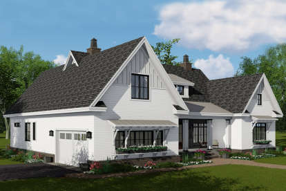 Modern Farmhouse House Plan #098-00311 Elevation Photo