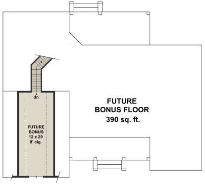 Second Floor for House Plan #098-00311