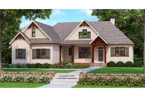 Country House Plan #8594-00001 Elevation Photo