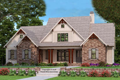 Country House Plan #8594-00002 Elevation Photo