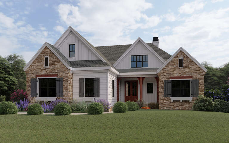 House Plan House Plan #20638 Front Elevation 