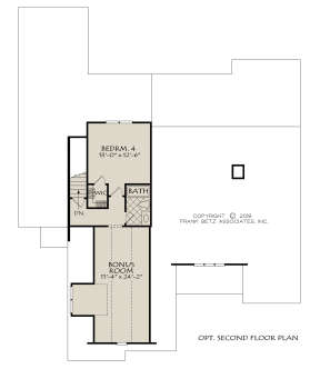 Optional Second Floor for House Plan #8594-00003