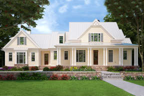 Modern Farmhouse House Plan #8594-00004 Elevation Photo