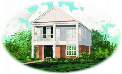 Traditional House Plan #053-00024 Elevation Photo