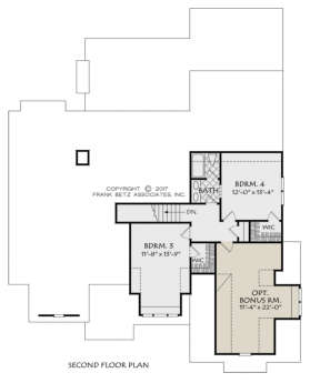 Second Floor for House Plan #8594-00006