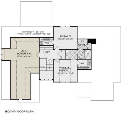 Second Floor for House Plan #8594-00007