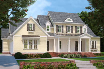 Country House Plan #8594-00011 Elevation Photo