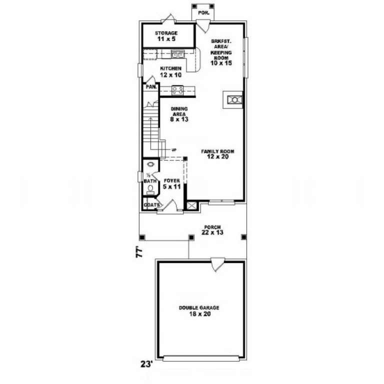 House Plan House Plan #2065 Drawing 1