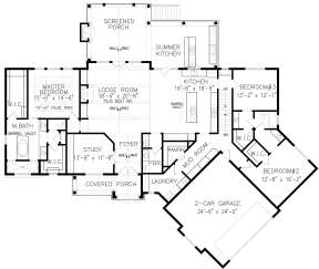 Main Floor for House Plan #699-00128