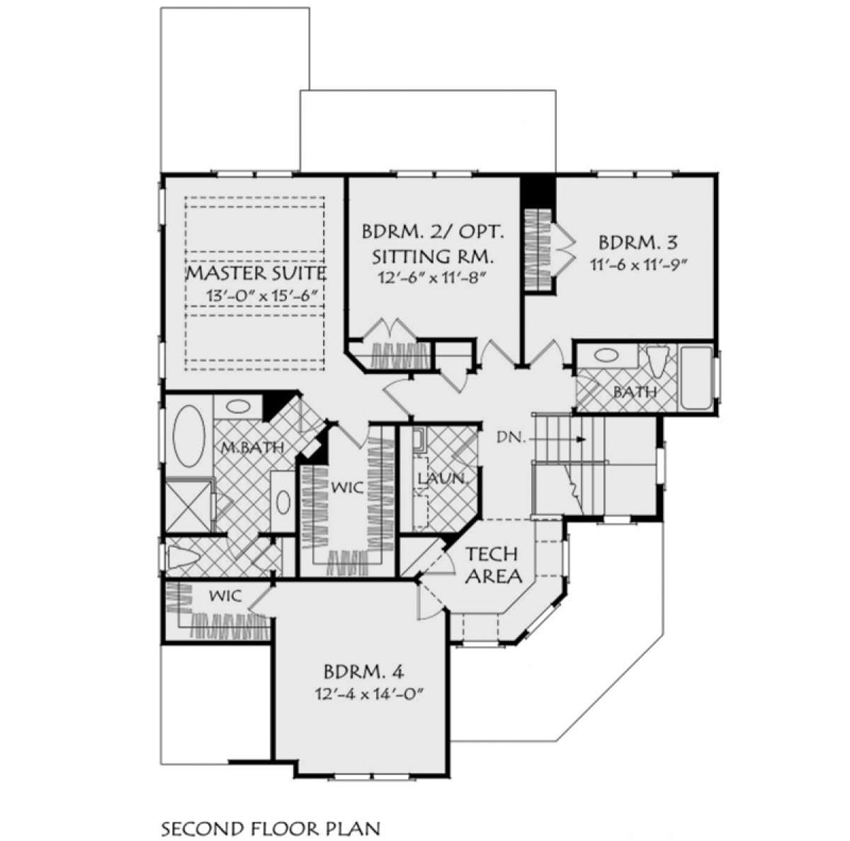 Second Floor for House Plan #8594-00015