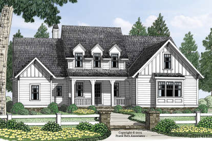 Farmhouse House Plan #8594-00018 Elevation Photo