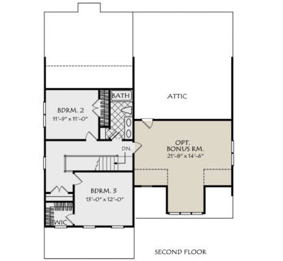 Second Floor for House Plan #8594-00019