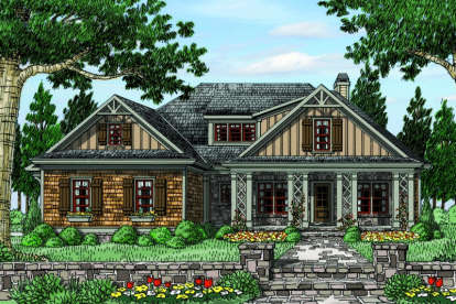 Craftsman House Plan #8594-00020 Elevation Photo