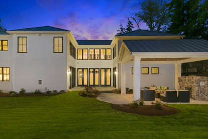 Modern Farmhouse House Plan #4771-00002 Elevation Photo
