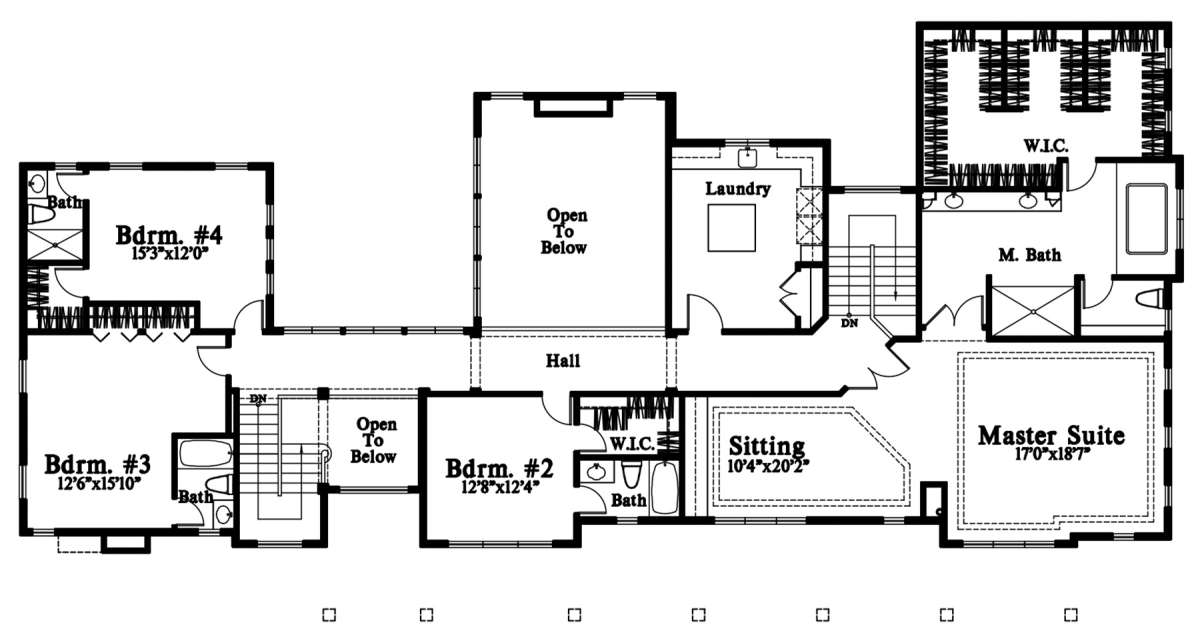 Second Floor for House Plan #4771-00002