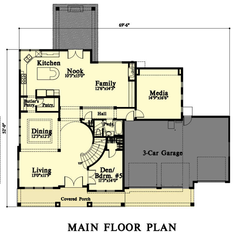 House Plan House Plan #20659 Drawing 1