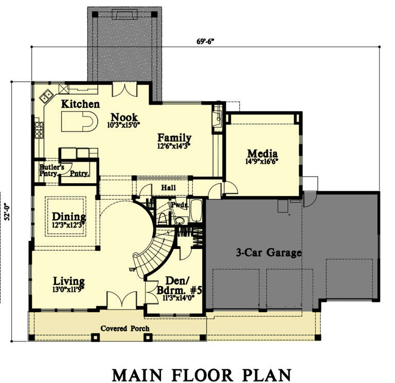 House Plan House Plan #20659 Drawing 1