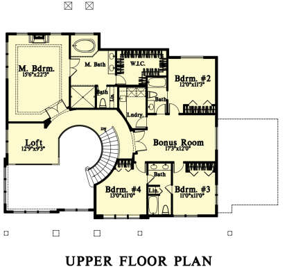 Second Floor for House Plan #4771-00003