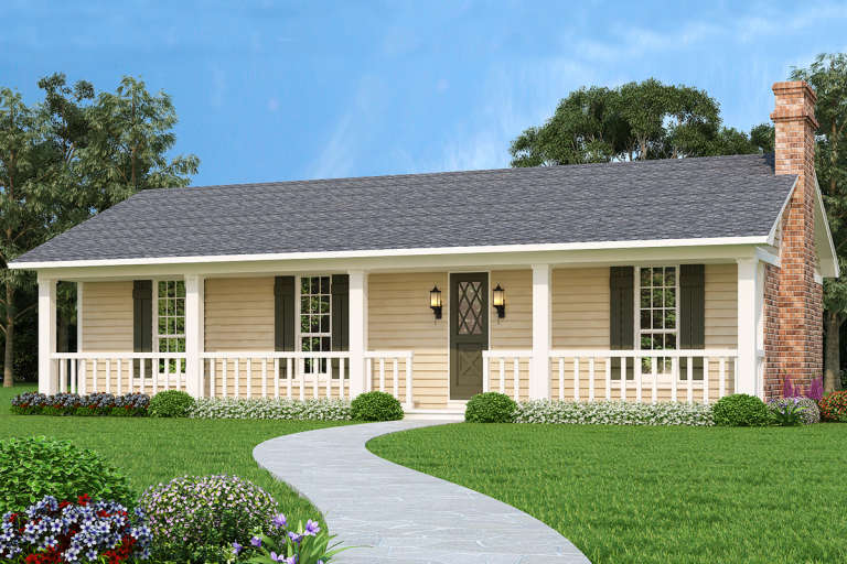 House Plan House Plan #20660 Front Elevation 