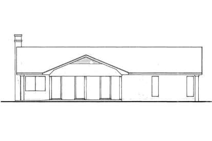 Ranch House Plan #048-00266 Elevation Photo