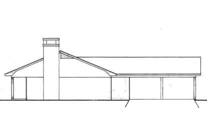 Ranch House Plan #048-00266 Elevation Photo