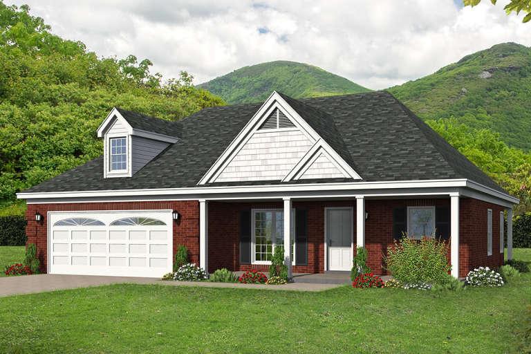 House Plan House Plan #20661 Front Elevation 