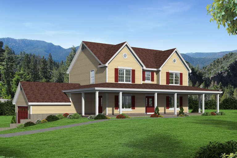 House Plan House Plan #20663 Front Elevation 