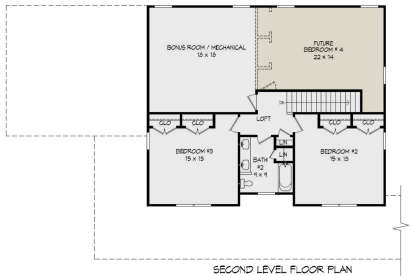 Second Floor for House Plan #940-00142