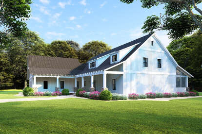 Modern Farmhouse House Plan #8318-00107 Elevation Photo