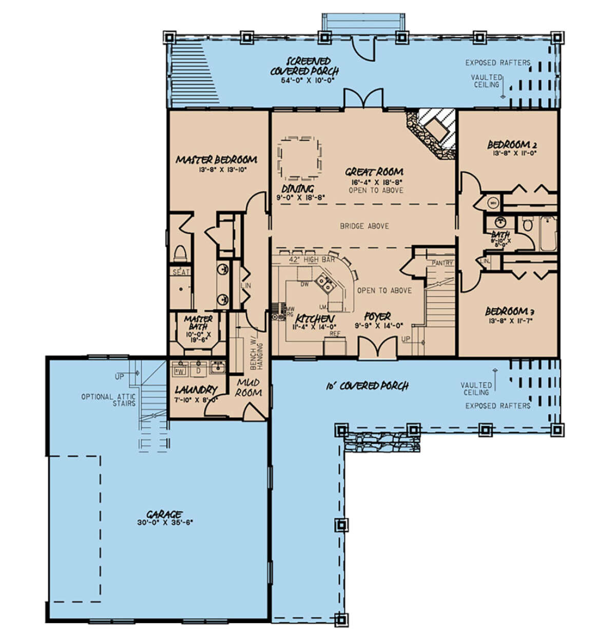 Main Floor  for House Plan #8318-00107