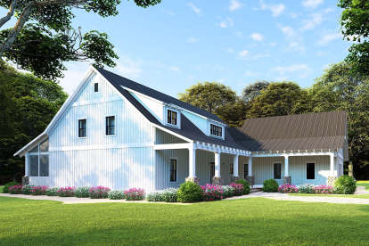 Modern Farmhouse House Plan #8318-00108 Elevation Photo