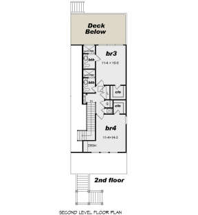 Second Floor for House Plan #940-00143