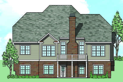 European House Plan #8594-00021 Elevation Photo