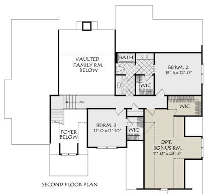 Second Floor for House Plan #8594-00022