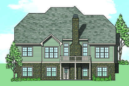 European House Plan #8594-00023 Elevation Photo