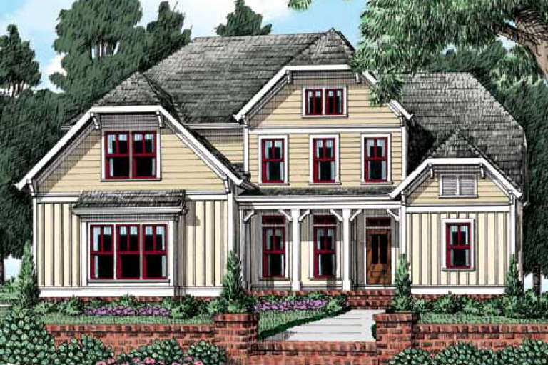 House Plan House Plan #20671 Front Elevation 