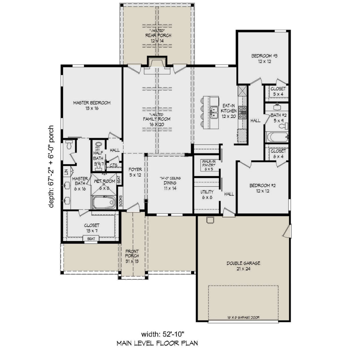 Main Floor for House Plan #940-00144
