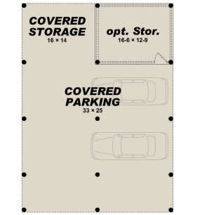 Drive Under Parking for House Plan #940-00145