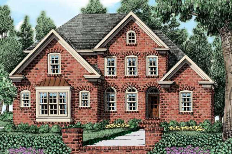 House Plan House Plan #20674 Front Elevation 