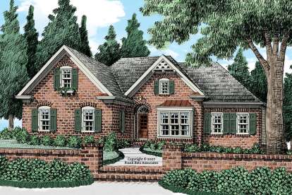 3 Bed, 2 Bath, 1759 Square Foot House Plan - #8594-00028