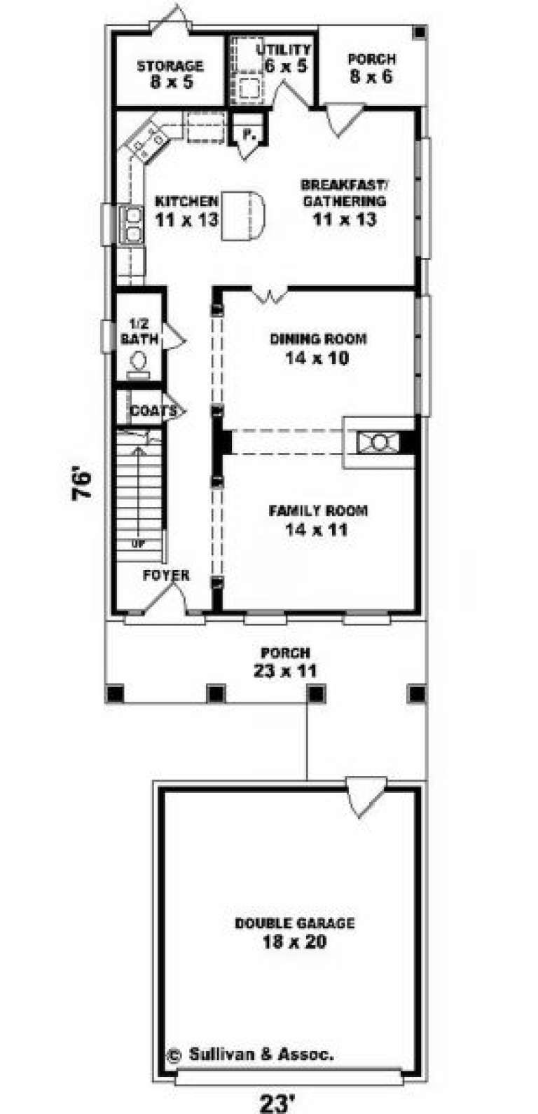 House Plan House Plan #2068 Drawing 1