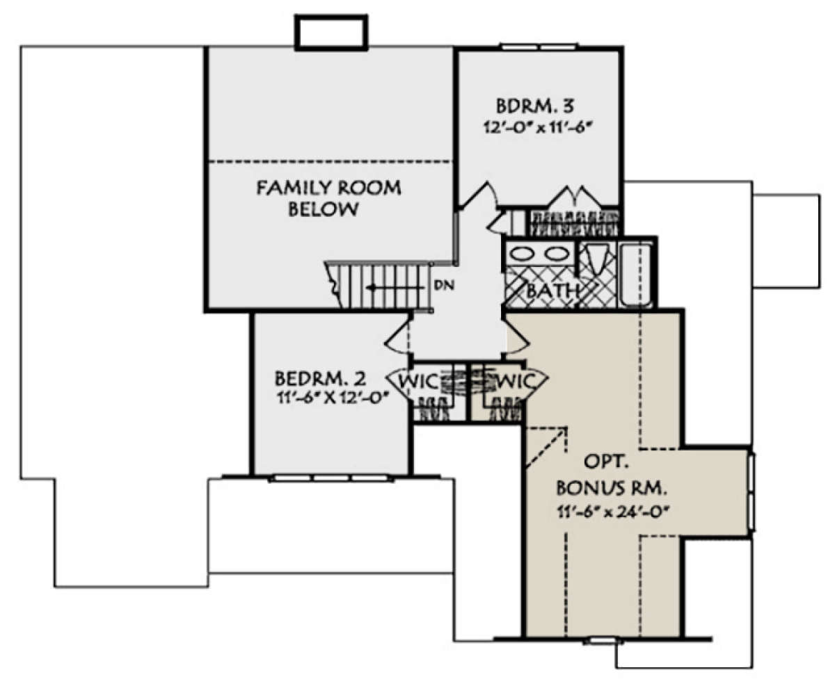 Second Floor for House Plan #8594-00031