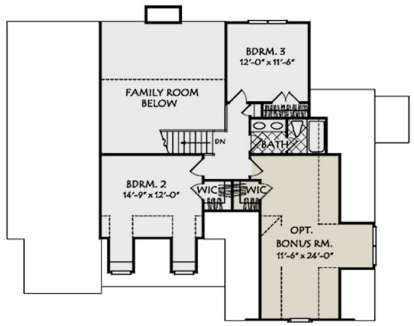 Second Floor for House Plan #8594-00032