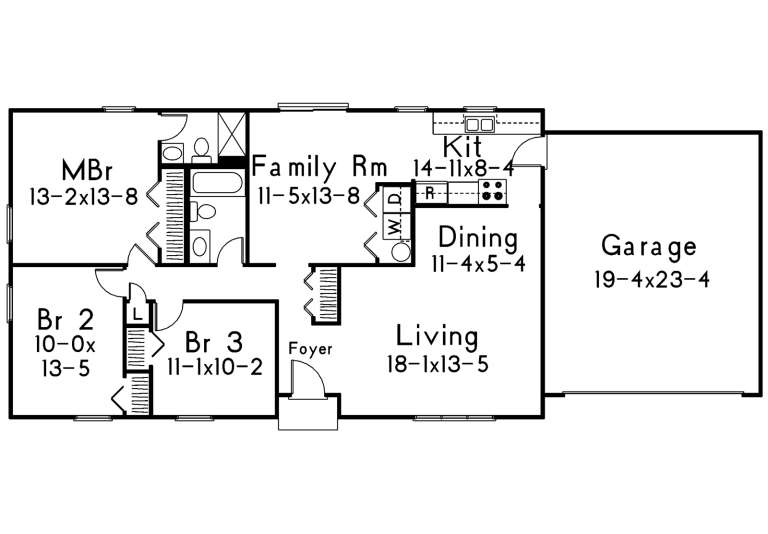 House Plan House Plan #20689 Drawing 1