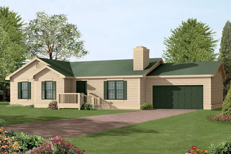 House Plan House Plan #20691 Front Elevation 